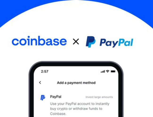Coinbase and Paypal